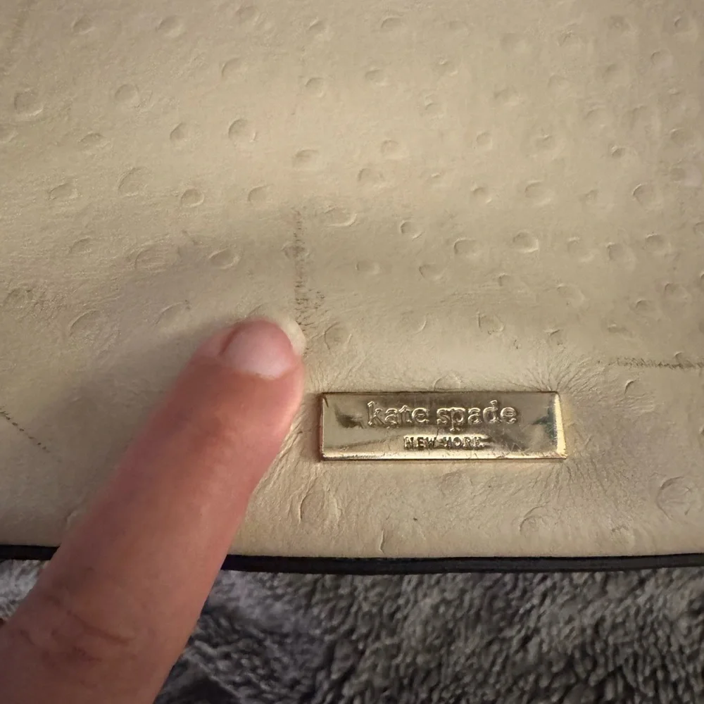 KATE SPADE Ostrich Leather Tote